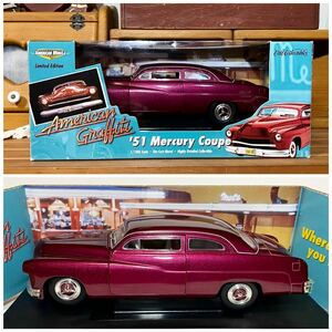 AMERICAN MUSCLE 1/18 American Graffiti '51 MERCURY COUPE american graffiti Mercury MERC Ame gla