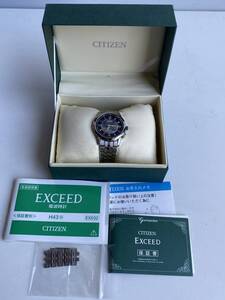 K◆CITIZEN シチズン◆腕時計 EXCEED DURATECT デュラテクト GN-4-S Eco-Drive 電波時計 RADIO CONTROLLED ケース付き