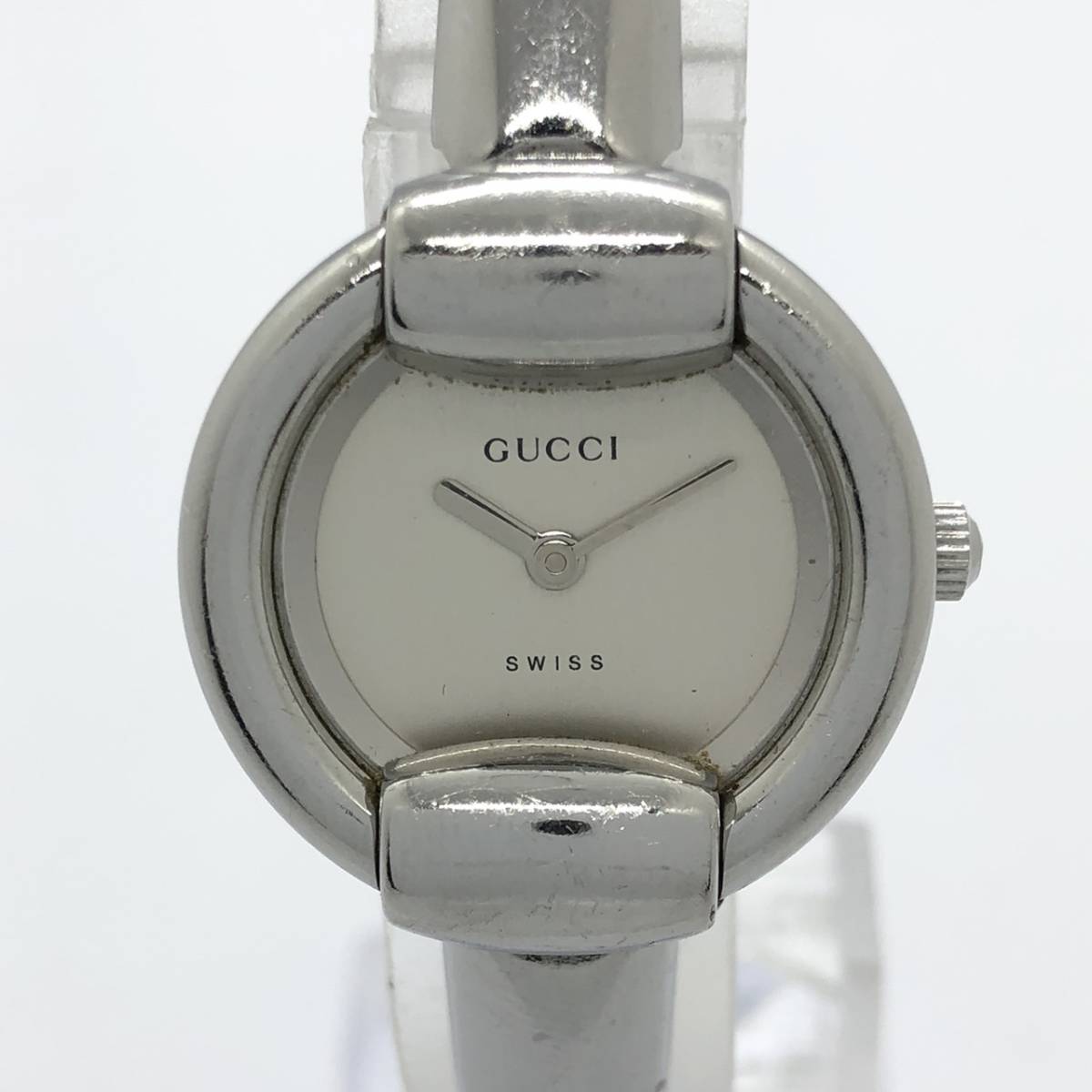 サービス GUCCI グッチ 1400L レディース 腕時計 稼働中 シェル文字盤