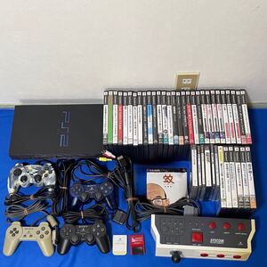 PS2本体 SCPH-18000 周辺機器多数・ソフト42本付き!