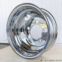 メッキホイール トラック用 2トン 日野 ダイナ デュトロ 16×5.5 オフセット 113 5穴 JIS リア用 1年保証 国内検品 DOT-X DOTX_画像2