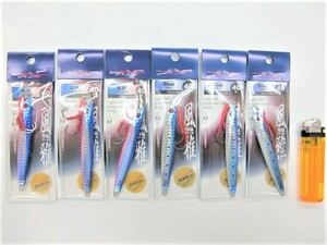 新品 特価 風雅40g 6個セット アシストフック付ジグ