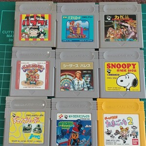 ゲームボーイ ソフト9点