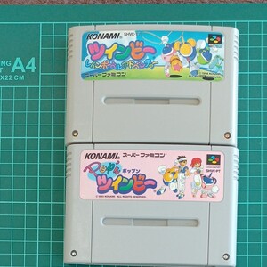 電池交換済み ツインビーセット スーパーファミコンソフト