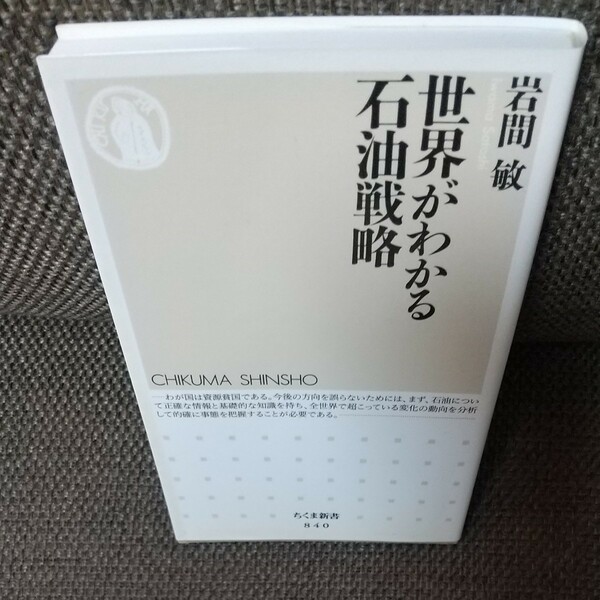 ちくま新書 岩間敏世界が分かる石油戦略 2010年4月第一冊発行