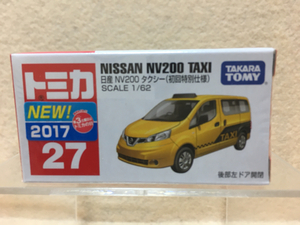 トミカ 初回特別仕様 NISSAN NV200 TAXI 日産 NV200 タクシー 27