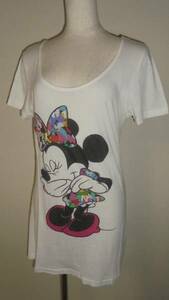 JOY RICH × Disney minnie print T-shirt S Joy Ricci Disney Minnie Mouse cut and sewn JOYRICH