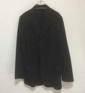 コムデギャルソンオム COMME des GARCONS HOMME 3B テーラードジャケット Mサイズ ブラック デザインジャケット