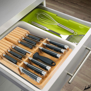 [ knife 1 2 ps storage ] knife block bamboo made drawer storage possible environment . kind kitchen tool kitchen knife stand kitchen storage tool simple dressing up 