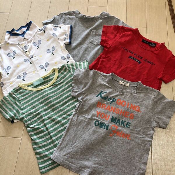 Tシャツ 男の子 ブランシェス 、gap 、Calvin Klein Jeans 半袖Tシャツ五枚