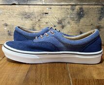 VANS　ERA size:US7(25cm) navy　/　ヴァンズ バンズ　エラ (V95CL MS) スニーカー スウェード×コーデュロイ SUEDE ネイビー 紺_画像8