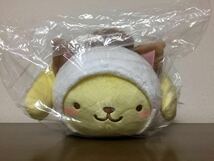 サンリオ ポムポムプリン なかよしこねこねこBIGぬいぐるみ 寝そべり ジャンボ グッズ プライズ_画像2