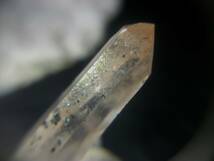 中国　鏡鉄鉱内包　褐色水晶　タンジェリンクォーツ　単結晶　良標本　定型外発送_画像8