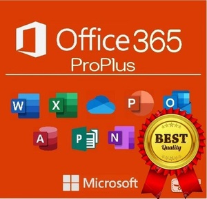 Microsoft office 365 pro plus office 2016 windows&Mac対応 2PC [ダウンロード版][代引き不可]※