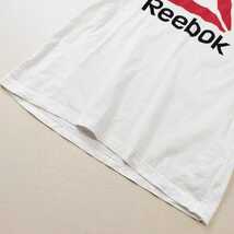 Reebok　リーボック　ロゴプリントTシャツ 半袖Tシャツ 古着　ホワイト　Lサイズ_画像4