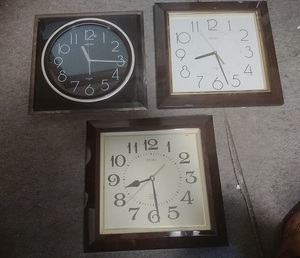 SEIKO　セイコー　掛け時計　ジャンク3台　