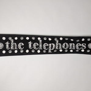 the telephones マフラータオル ブラック ツアーグッズ デザインタオル おしゃれ かっこいい