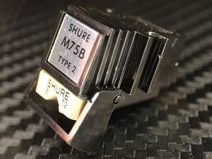 SHURE シュアー カートリッジ M75B TYPE2 カンチレバーとチップ新品交換品 