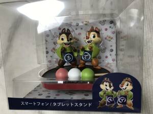  new goods unused unopened goods * Disney store chip & Dale ...② smart phone tablet stand smartphone stand figure 