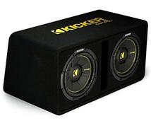 ■USA Audio■新型キッカーKicker CompCシリーズ25cmデュアル純正BOX 44DCWC102, Max.1200W ●税込_画像2