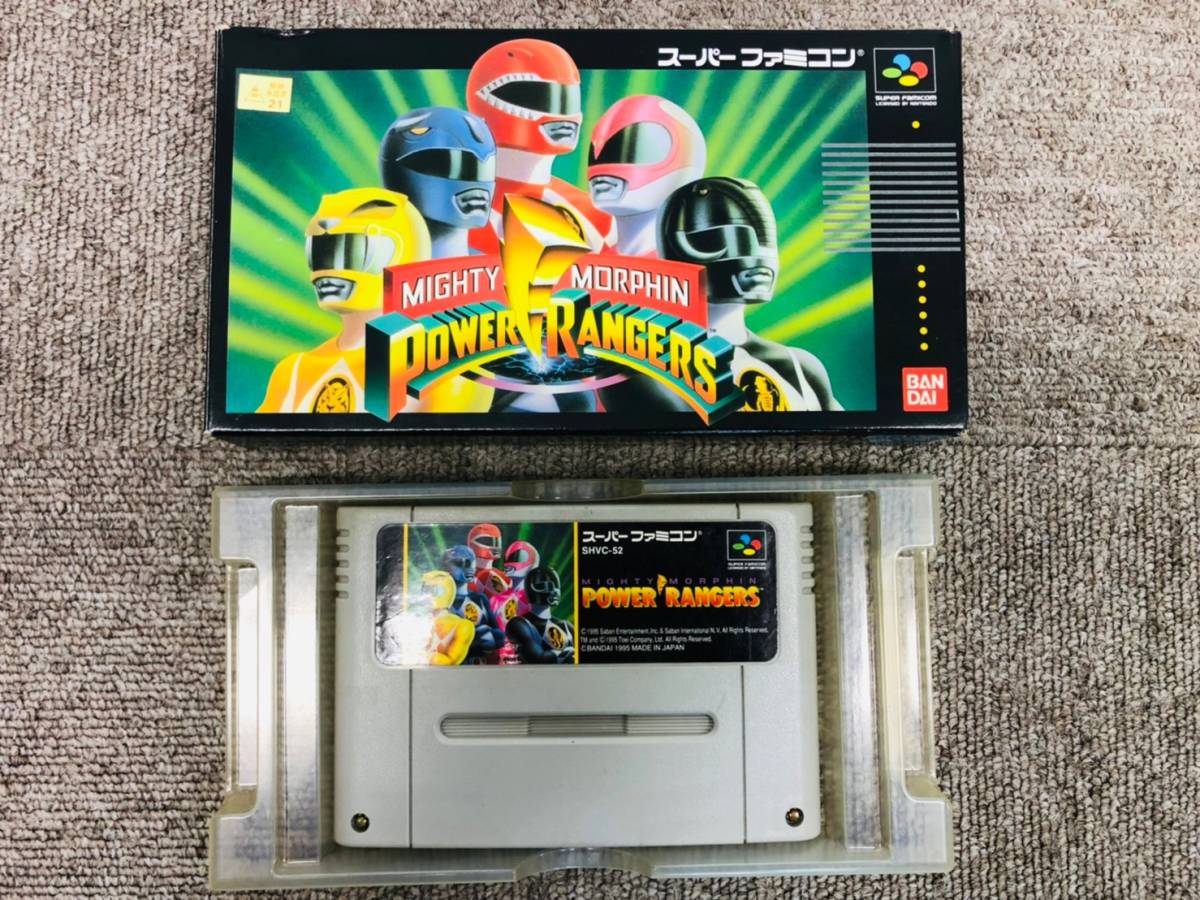 激レア SFC『 マイティ・モーフィン・パワーレンジャー MIGHTY MORPHIN