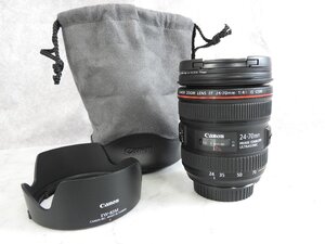 ☆ CANON キャノン ZOOM LENS EF 24-70mm 1:4L IS USM レンズ ケース付き ☆中古☆