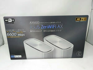 ★【新品未開封】ASUS(エイスース) メッシュWi-Fiルーター ZenWiFi AX (XT8) 2台セット ホワイト Wi-Fi6 高速★