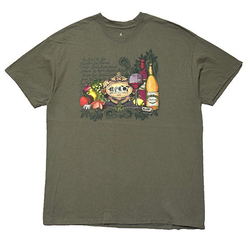 【XL】 ディズニー エプコット フード＆ワインフェスティバル EPCOT プリント Tシャツ メンズXL Disney ディズニーランド 古着 BA3389