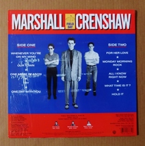 MARSHALL CRENSHAW「FIELD DAY」米ORIG [初回WB横線] シュリンク美品_画像2