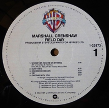 MARSHALL CRENSHAW「FIELD DAY」米ORIG [初回WB横線] シュリンク美品_画像5