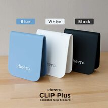 新品 送料無料 cheero CLIP Plus 万能 クリップ ボード シリコン スマホスタンド タブレットスタンド CHE-330 ブラック　黒　チーロ　自在_画像5