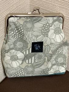 ハンドメイド がま口ポーチ