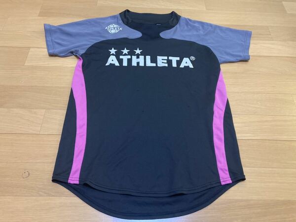 アスレタ 半袖Tシャツ メンズ　サイズS ジュニア　160センチ トップス　スポーツ　サッカー　ATHLETA