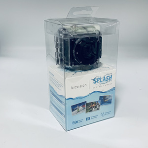 未開封品 Kitvision キットビジョン Splash 防水 アクションカメラ Full HD 1080p マウント&防水ダイビングケース付き KVSPLASHBK ブラック