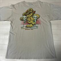 90s USA製 jamaican style Rasta Bear and friends ラスタベアー ALLIAN エイリアン ビンテージ プリント 半袖Tシャツ_画像1