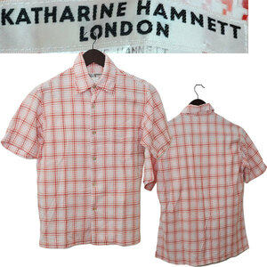 ★ [Сделано в Японии в Японии] Katharinehamnett London Catherine Hamnet London Cotton 100%Shea Soccer Half -