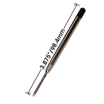 パーカー 替え芯 リフィル Parker Ballpoint Refill ボールペン用 替芯 互換品 M 中字 黒 12本_画像2