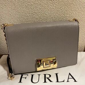 新品未使用 FULRA フルラ MIMI ショルダーバッグ グレー