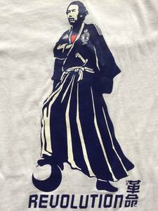 アディダス JFA サッカー日本代表 南アフリカ W杯 ワールドカップ 坂本龍馬 Revolution Tシャツ adidas 日本サッカー協会 Sakamoto Ryoma