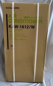 コイズミ KAW-1612/W ウインドウエアコン 窓用 冷房除湿専用 4-6/4.5-7畳 (50/60Hz)未使用品