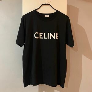 正規品 セリーヌ Celine Tシャツ ブラック Mナンバーナイン 