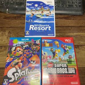 送料無料 マリオブラザーズ スプラトゥーン wiiスポーツ wiiuで遊べます。