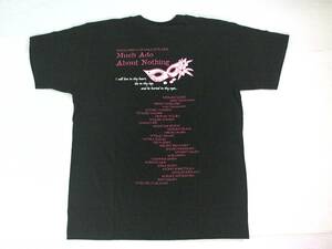 ☆美品★蜷川幸雄【NINAGAWA×SHAKESPEARE】から騒ぎ★Much Ado About Nothing★バックプリント半袖Tシャツ M　黒　ブラック