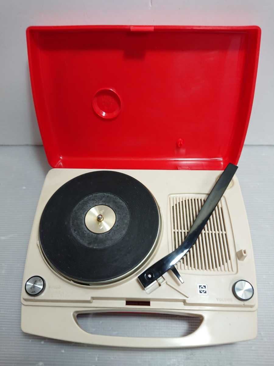 通販でクリスマス レア 昭和レトロレコードプレイヤーナショナルターン
