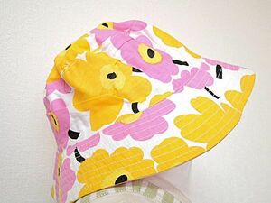 帽子 花柄 ビビットカラー 可愛い UVカット 綿 送料無料 春 夏
