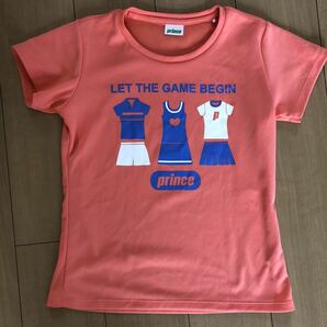 Prince Tシャツ半袖 150 スポーツ 女の子 テニス バドミントン プリンス　オレンジ