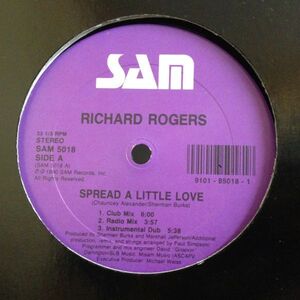 12inchレコード RICHARD ROGERS / SPREAD A LITTLE LOVE