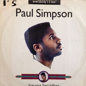 12inchレコード PAUL SIMPSON / EVERYBODY'S A STAR feat. TERRI JEFFRIES