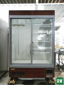  Reach in refrigeration showcase Hoshizaki RSC-120B-B 100V W1200×D650×H1880mm capacity :781L slide door wood grain business use [3-228439]