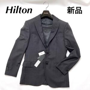 220526 Hilton 新品 通年 テーラードジャケット メンズ ヒルトン S相当 高品質 ウール100%